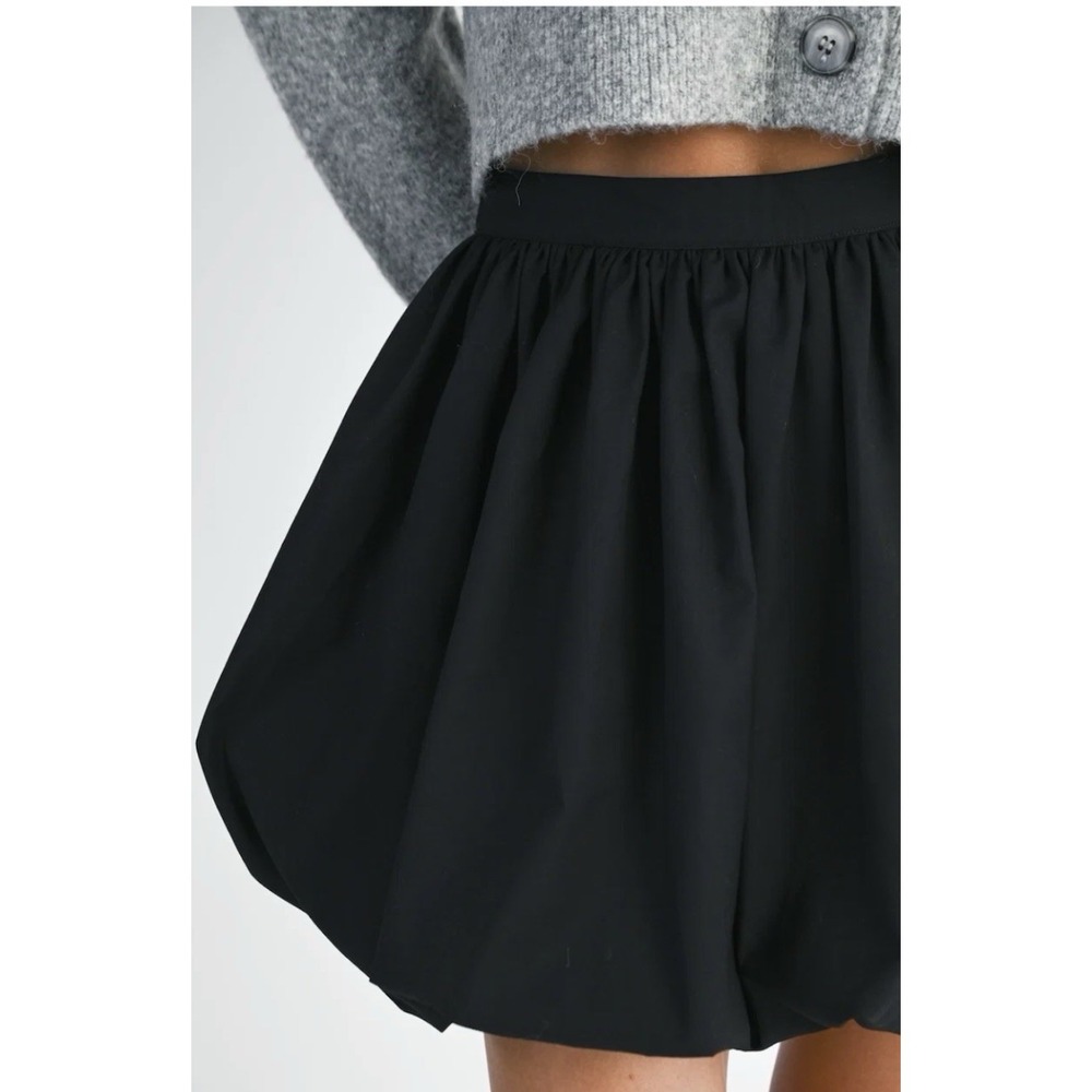 T/S by Thrive Société Women Size Medium Bubble Mini Skort Black Athleisure